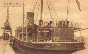 Steamer Duke of Clarence Hull Zeebrugge Belgium 1910c postcard