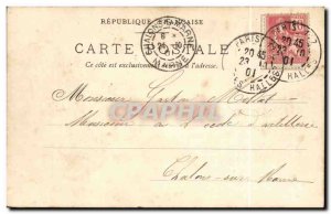 Paris - 8 - Grand Paais and Pont Alexandre III Old Postcard
