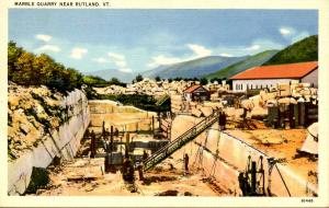 VT - West Rutland. Vermont Marble Quarry