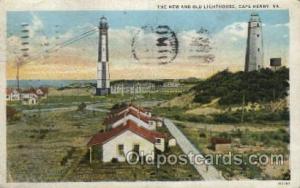 Cape Henry, Va USA Lighthouse, Lighthouses Postcard Postcards  Cape Henry, Va