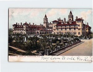 Postcard Ponce De Leon, St. Augustine, Florida