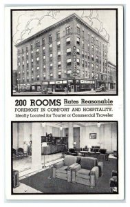 DENVER, CO Colorado ~ ROOSEVELT HOTEL  c1930s  Roadside  Postcard