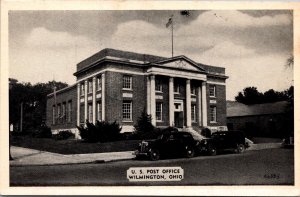 Postcard United States Post Office in Wilmington, Ohio