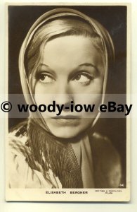 b2082 - Film Actress - Elisabeth Bergner - postcard