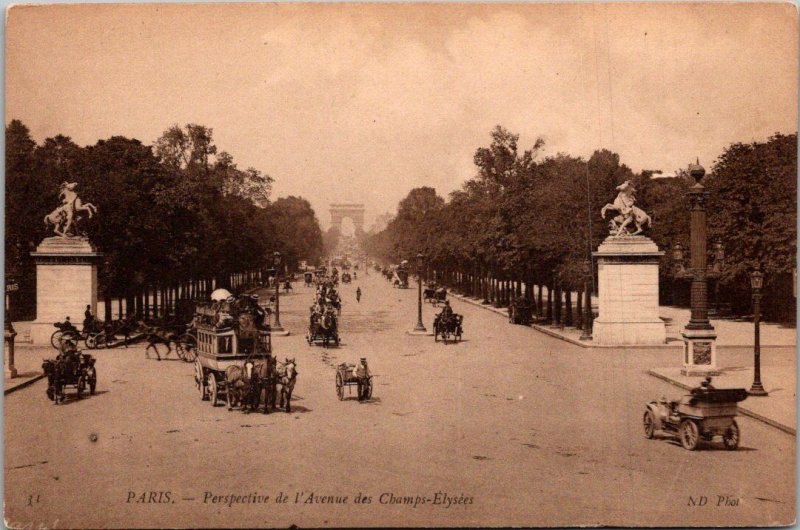 France Paris Avenue des Champs-Elysees