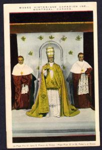 Canada Pope Museum Historical Vintage Postcard