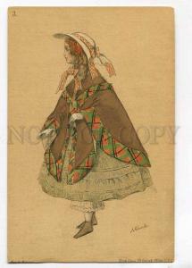 258304 RUSSIA Bakst Englishwoman daughter BALLET St.Eugenie #3