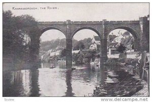 The River, Bridge, Knaresborough, Yorkshire, England, UK, 1900-1910s