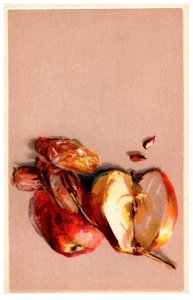 Apples and dates    , artist signed