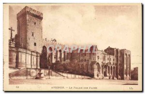 Old Postcard Avignon The Popes' Palace