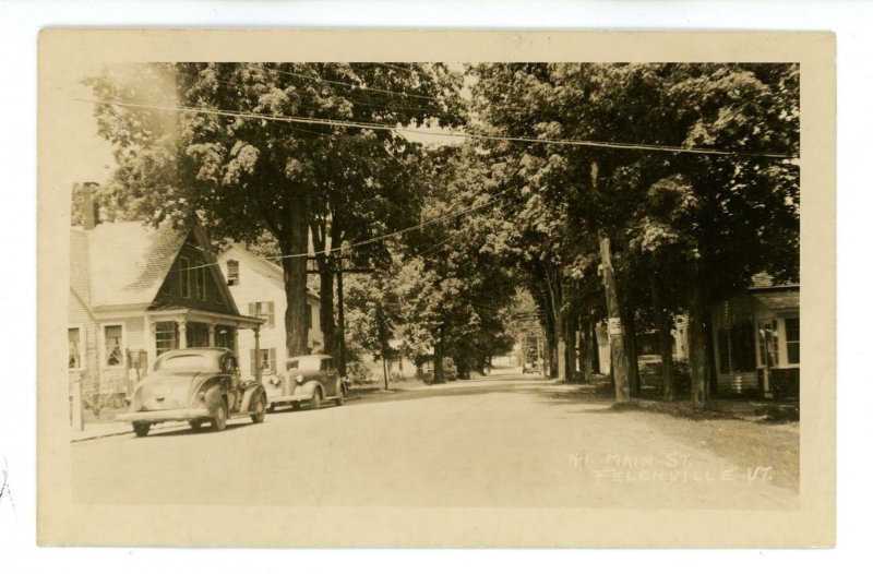 VT - Felchville. North Main Street   RPPC