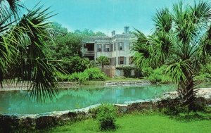 Vintage Postcard Danner Ante-Bellum Home Water Front Historic Beaufort SC 
