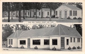 Picayune Mississippi Pine Hill Tourist Court & Cafe,Multi-View Chrome PC U13419