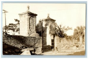 c1920s The Old City Gate, St. Augustine Florida FL Unposted RPPC Postcard