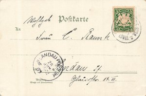 Bayern Pfalz Neustadt  Holstein Germany~1901 Panorama Postcard