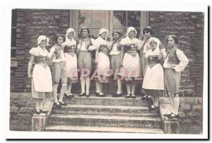 Photo card Old Postcard Dancers (folklore)