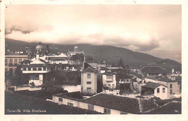 Tenerife Villa Orotava Real Photo Spain Unused 