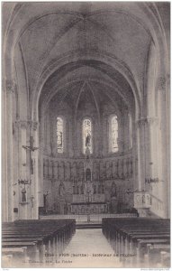 Interior Of Church, Interieur De l'Eglise, Vion (Sarthe), France, 00-10s
