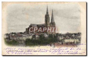 Old Postcard Chartres Cathedral North Coast of