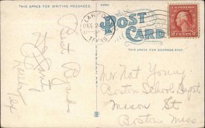 Laredo Texas TX Oxen Carts c1910 Vintage Postcard 