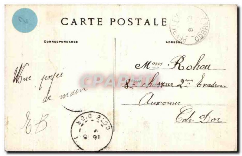 Old Postcard Correze Illustree Leap of Virolle