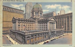 US Courthouse Chicago Illinois, USA R.P.O., Rail Post Offices Postal Used Unk...