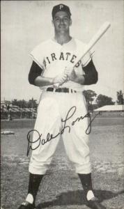 Pittsburgh Pirates Baseball Player Dale Long 1950s-60s Postcard