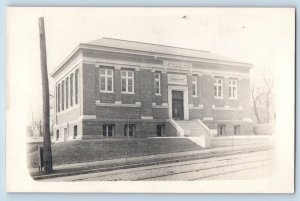 c1910's Enoch Pratt Free Library View Baltimore Maryland MD RPPC Photo Postcard