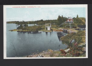 Nova Scotia YARMOUTH Lakeside Park Pub Valentine-Black ~ WB