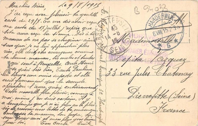 B94033 op de veluwe  netherlands types folklore costumes