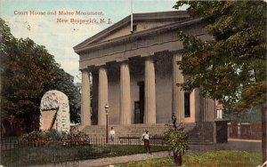 Court House and Maine Monument in New Brunswick, New Jersey