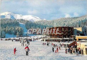 Postcard Modern Cantal Under the Snow Superloiran Sagnes Prairie and Track Fa...