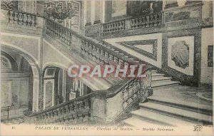 Postcard Old Palace of Versailles marble staircase