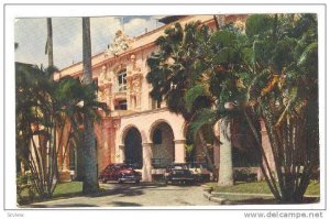 Entrance to the well-known Hotel Washington, Colon, Panama, PU-40-60s