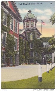 Exterior, State Hospital, Shamokin, Pennsylvania, 30-40s