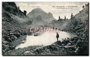 Old Postcard Dauphine Belledonne Lake Trail Pra