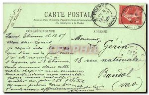 Postcard Old Saint Etienne Le Palais de Justice
