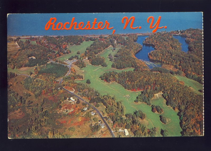 Rochester, New York/NY Postcard, Aerial View Of Durand-Eastman Park