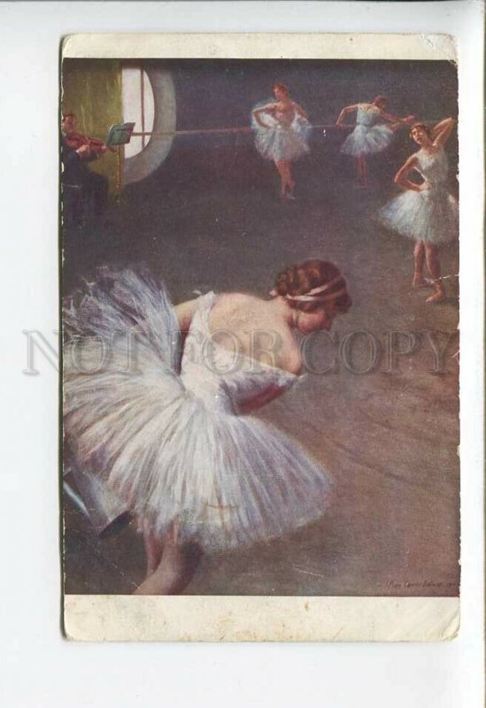 3177065 BALLET Dancer by Carrier BELLEUSE Vintage SALON #745 PC