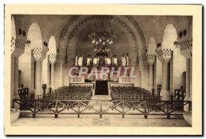 Old Postcard Douaumont Ossuary Lighthouse Interior of the Catholic chapel Army