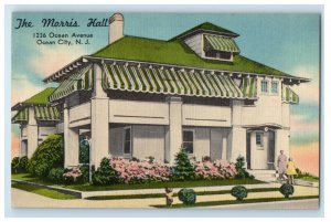 1955 The Morris Hall, Ocean Avenue, Ocean City, New Jersey NJ Vintage Postcard