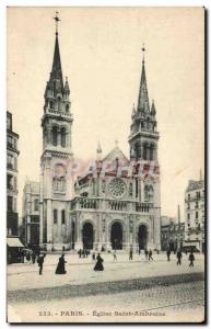 Paris - 11 - St. Ambrose Church - Old Postcard