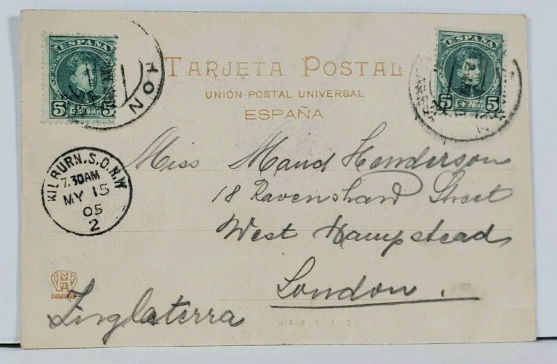 Mahon Noria Old Water Pump c1905 Spain Postcard L6