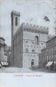 A198 Italy 1907 Firenze Palazzo del Bargello Palace vintage postcard