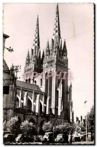 Quimper - The Cathedral - North Coast - Old Postcard