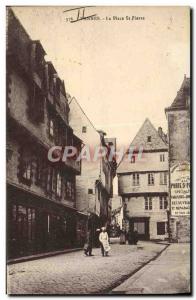 Old Postcard Vannes Place St Pierre