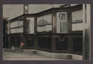 Goose Lake IOWA 1908 INTERIOR SAVINGS BANK nr Preston Maquoketa Clinton DeWitt