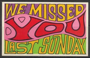 Humour - We Missed You Last Sunday - [MX-621]