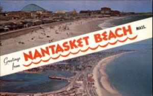 Nantasket Beach MA Multi-view Postcard