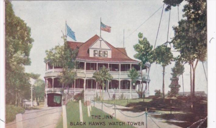 Illinois Rock Island The Black Hawk Watch Tower Inn 1909